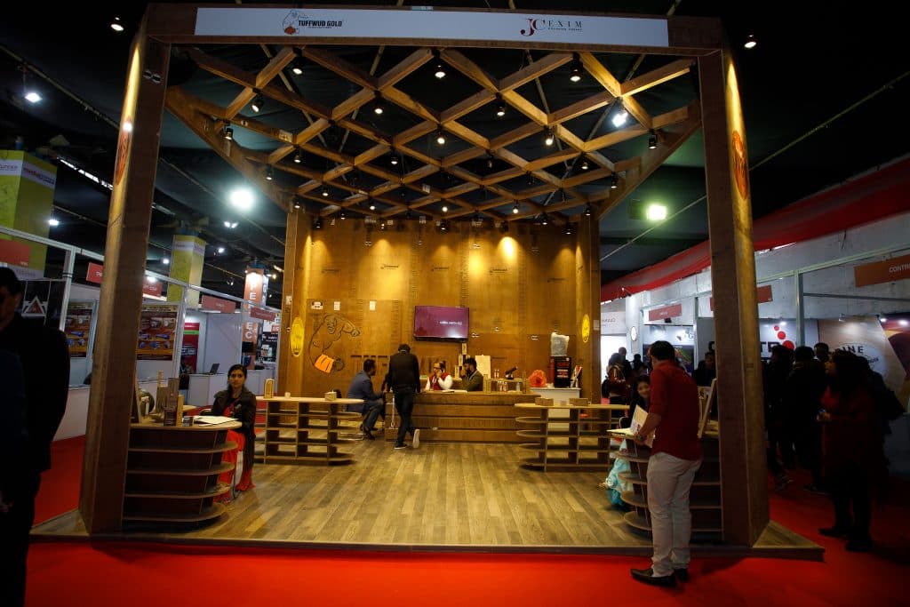 Exhibition crowd at Nepal Wood Expo